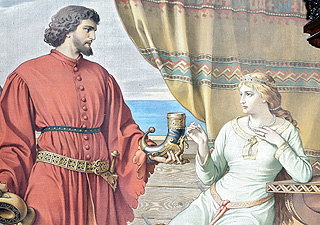 Link zur Sage von Tristan und Isolde