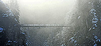 Image: Le pont Marienbrücke en hiver