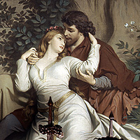 Link to the saga of Tristan and Isolde