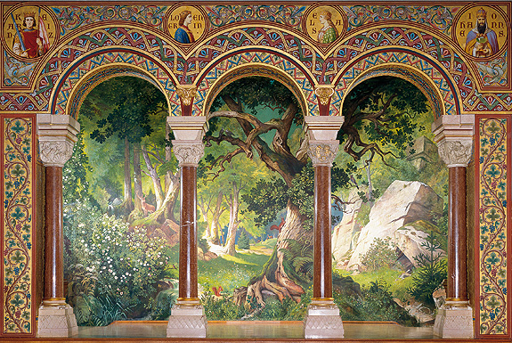 Bild: Sängersaal, Detail