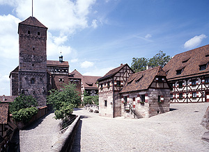 Immagine: La "Kaiserburg" di Norimberga
