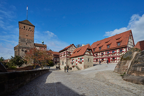 Immagine: La "Kaiserburg" di Norimberga